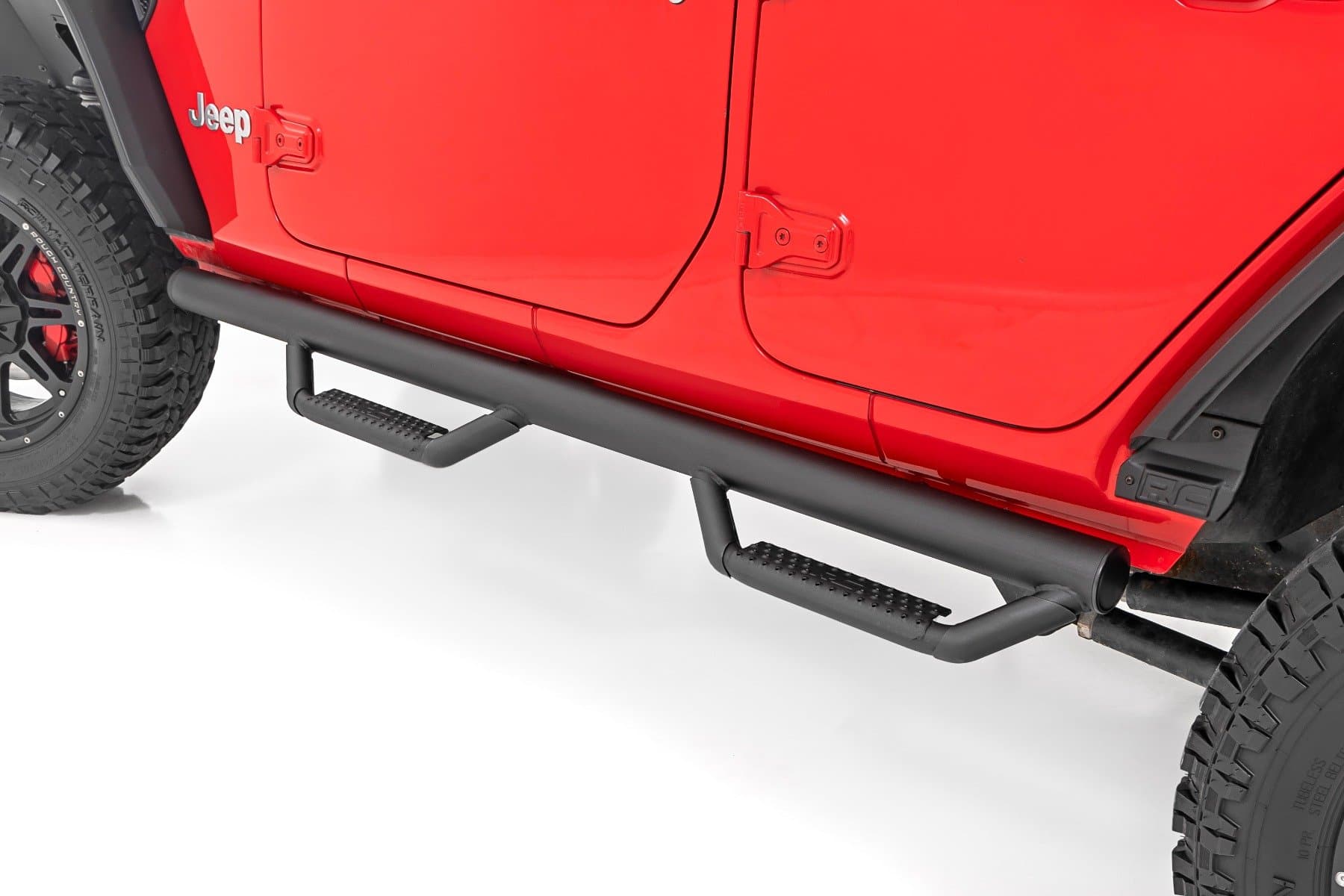 Nerf Steps for 2007–2017 Jeep Wrangler Unlimited (4-Door)