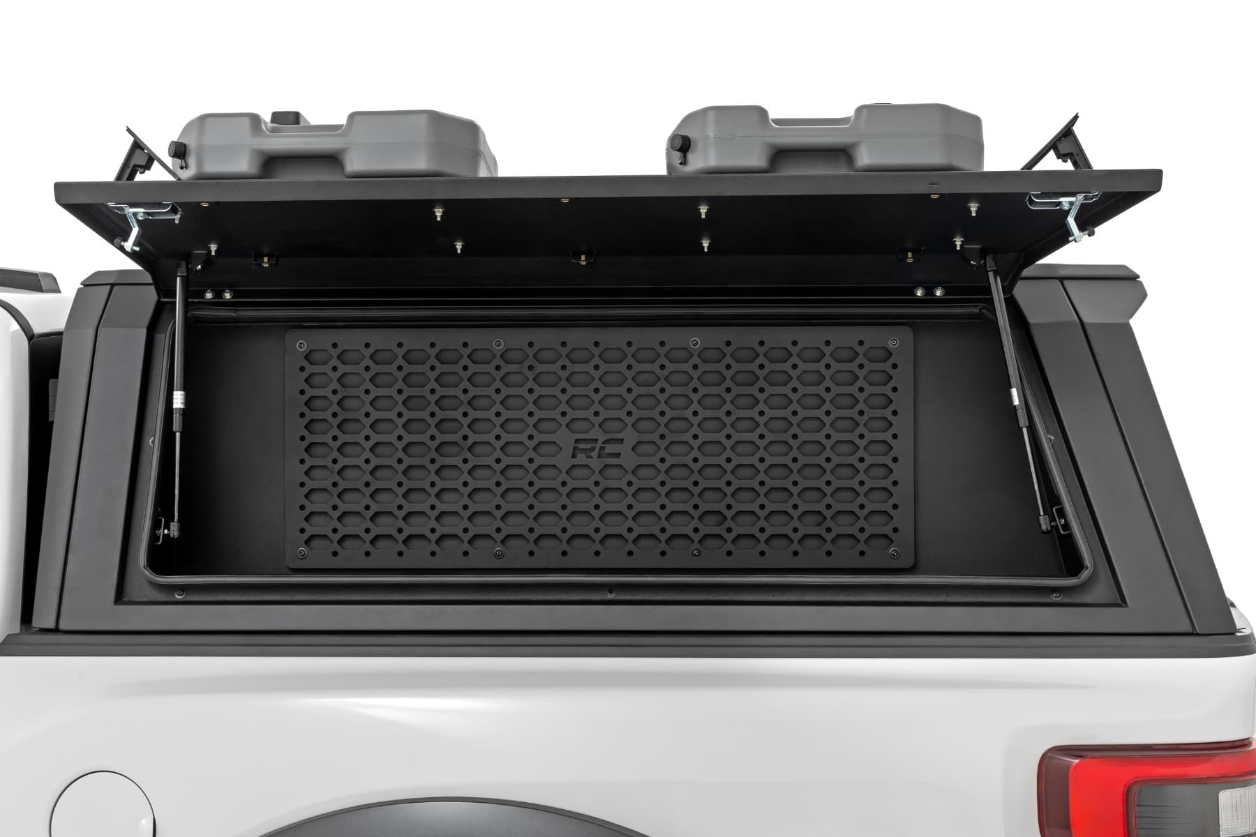 Bed Cap MOLLE Panel Side Storage Bin with Interior LED