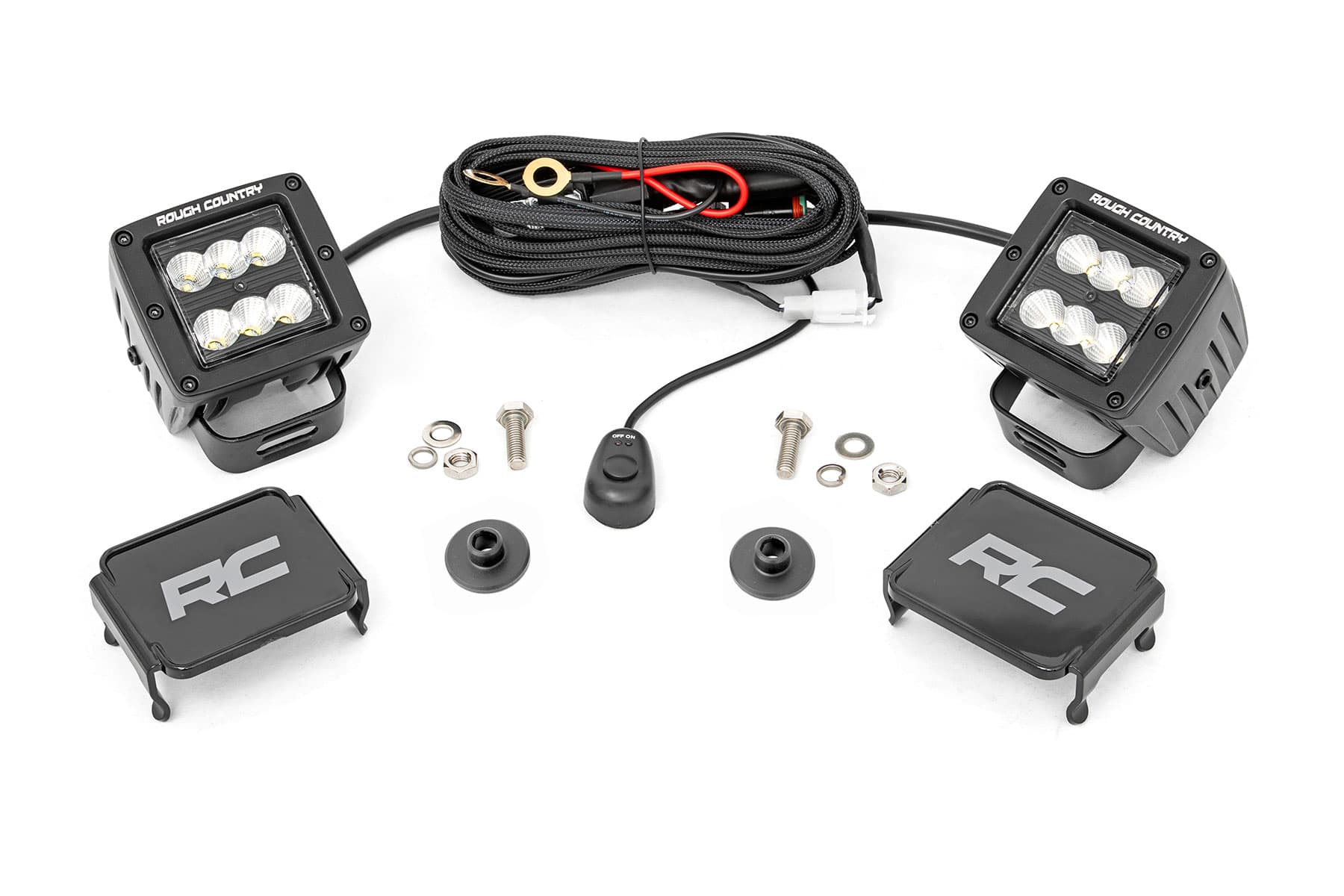 2-Inch Black Series Ditch Light Kit for Ford Bronco 4WD (2021-2026)