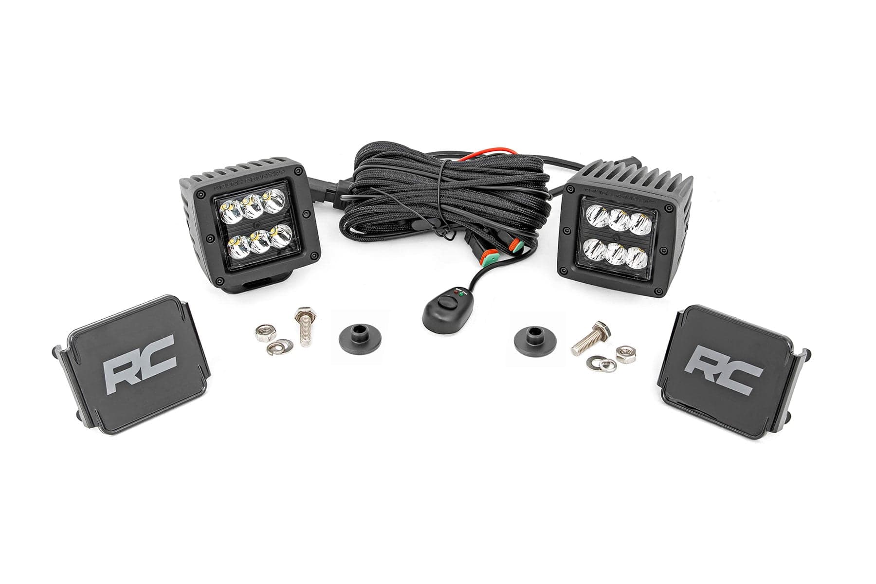 2-Inch Black Series Ditch Light Kit for 2021–2026 Ford Bronco 4WD