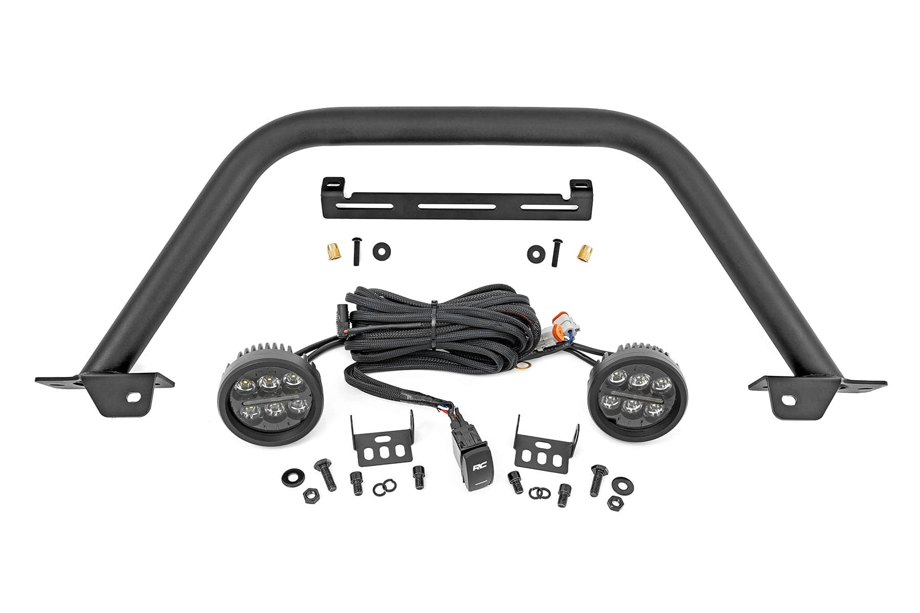 Safari Bar with 3.5-Inch Amber DRL LEDs for Ford Bronco
