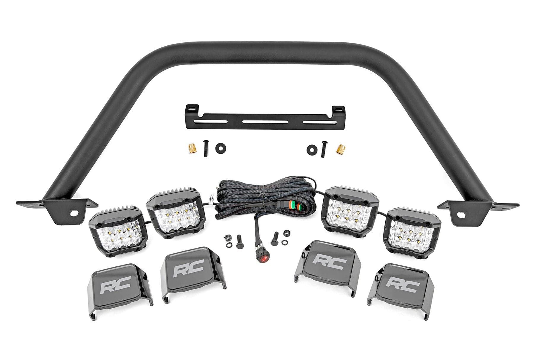 Four 3-Inch Osram LEDs and Safari Bar for Ford Bronco 4WD (2021–2026)