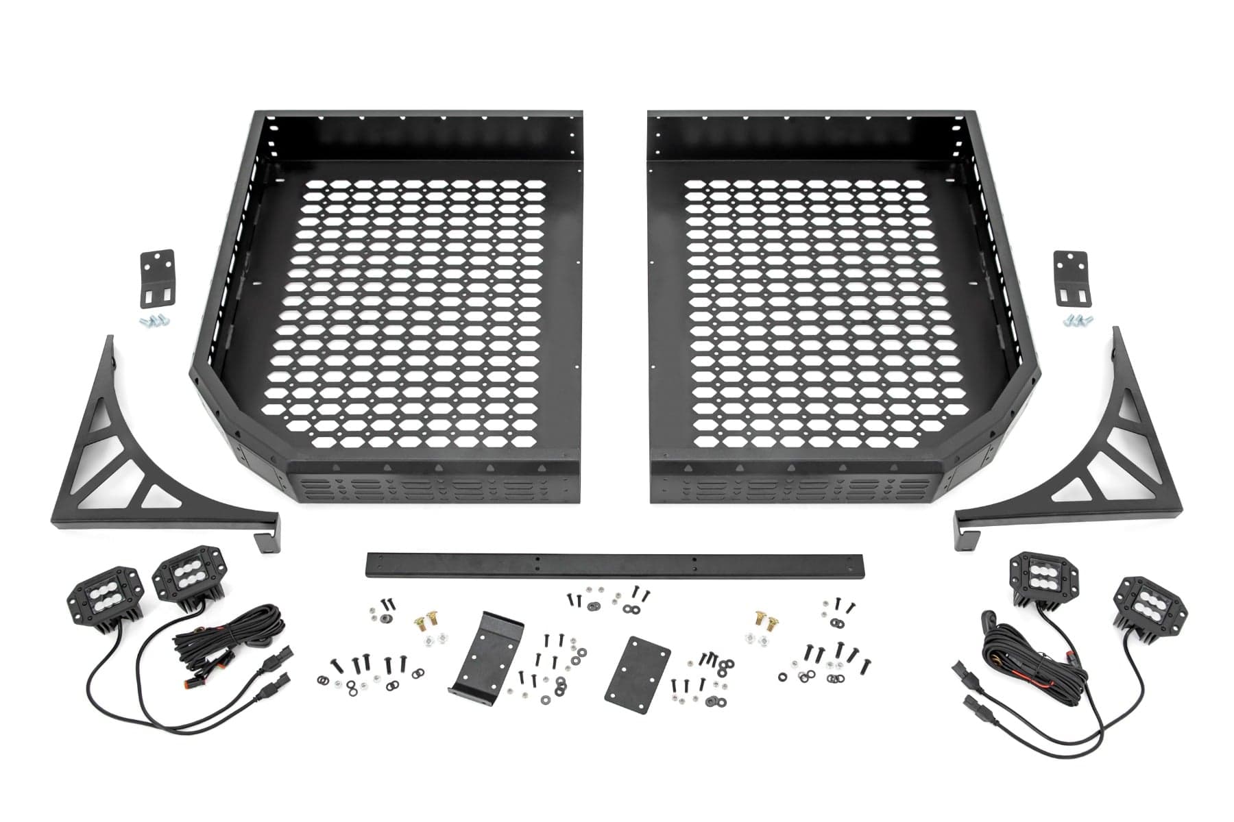 Cargo Rack with Black Series LED Pods for CFMOTO UFORCE 1000
