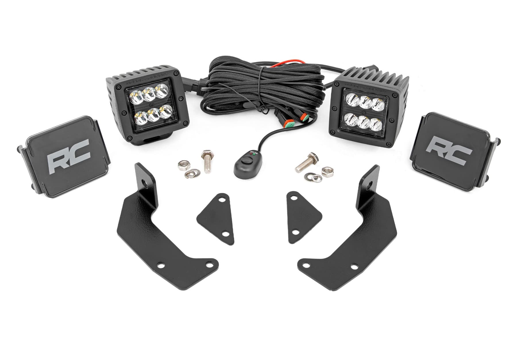 2-Inch Black Series LED Pod Kit for CFMoto UForce 1000 (2019-2026)