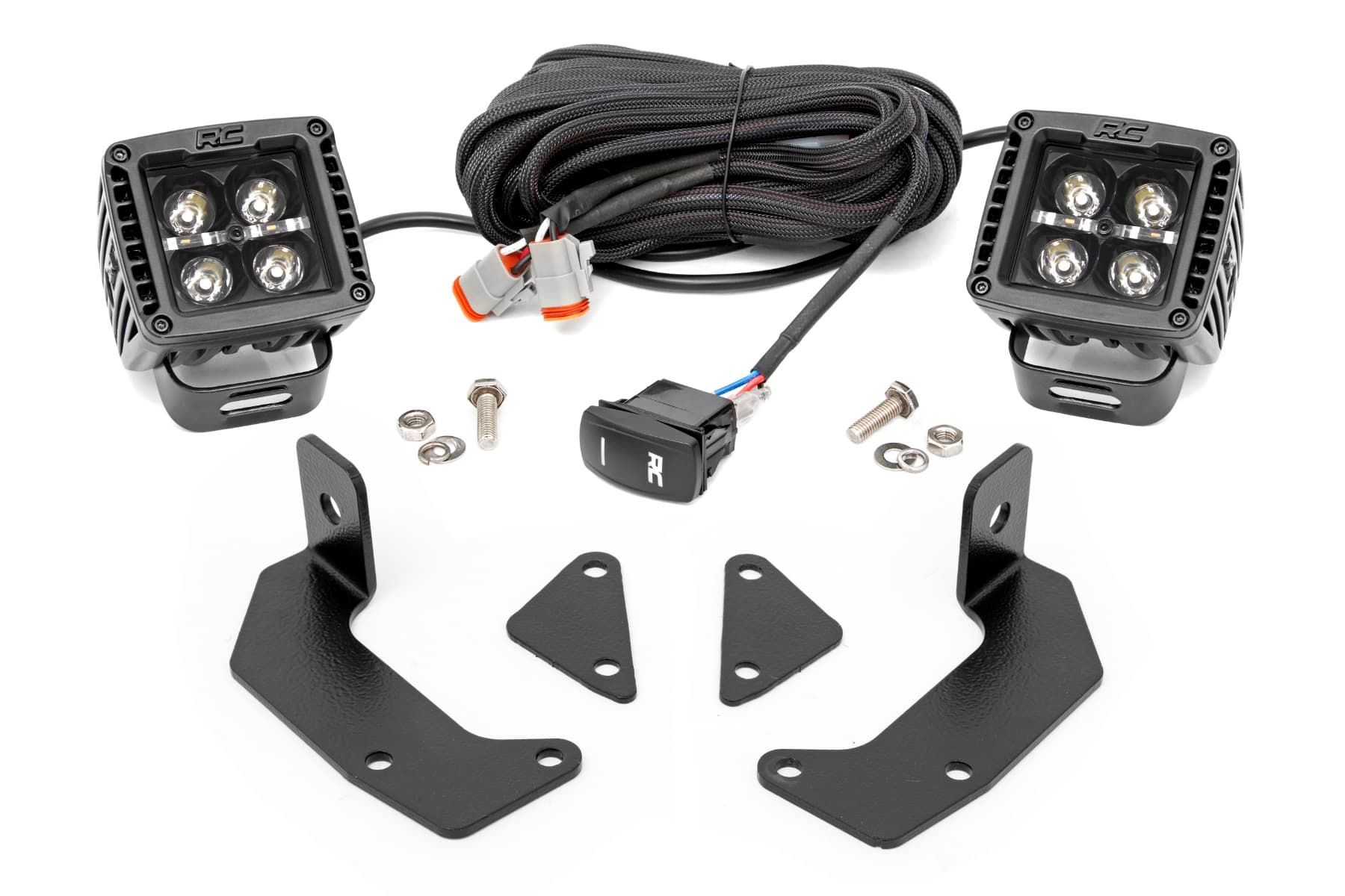 2-Inch Black Series LED Pod Kit for CFMoto UForce (2019-2026) — Part 96105