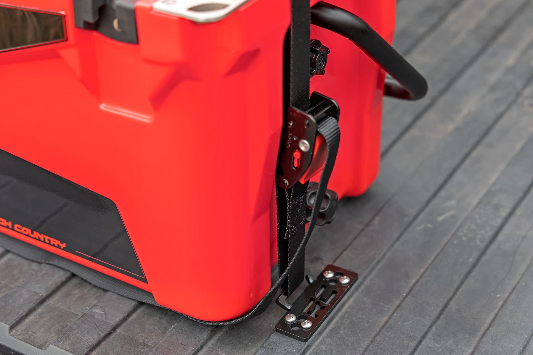 Cooler Tie-Down Strap for UTV Beds
