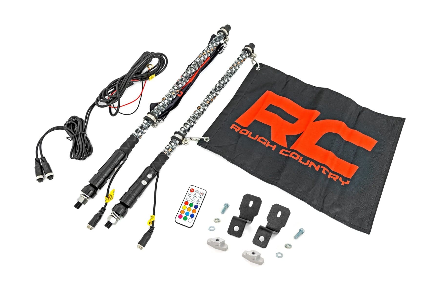 2 ft LED Whip Light Kit with Mount for Can-Am Defender MAX HD10