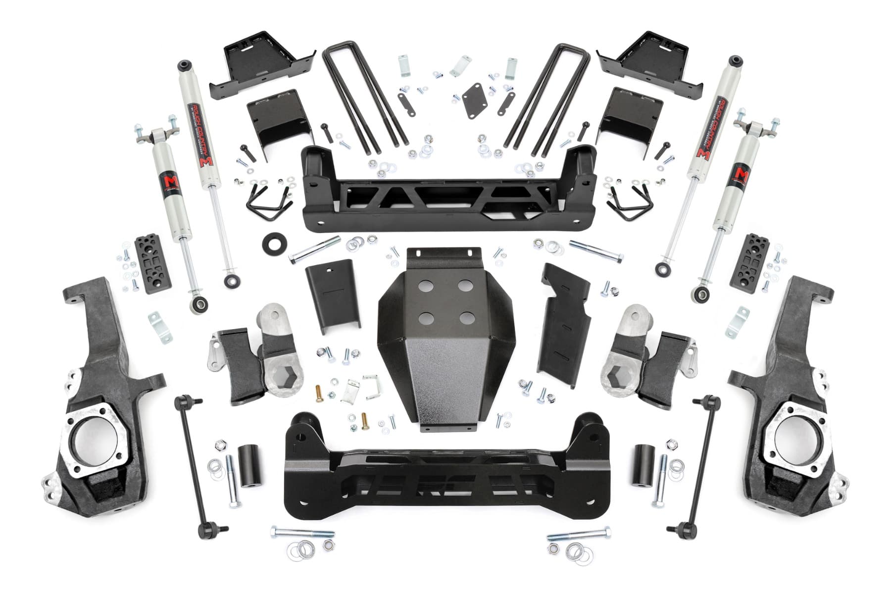 7-Inch Lift Kit with M1 Monotube Shocks for Chevy/GMC HD