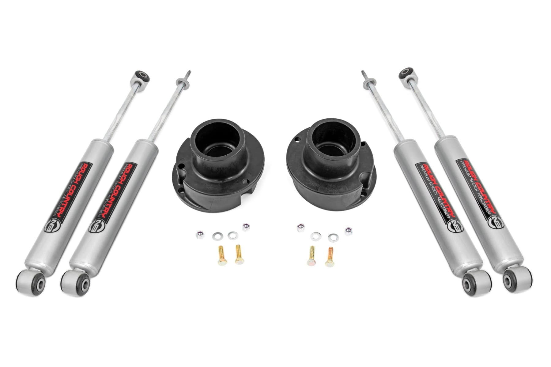 2.5-Inch Leveling Kit with Front and Rear N3 Shocks