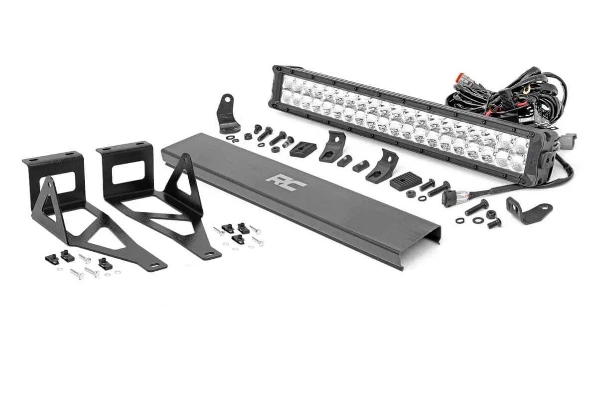 20-Inch LED Light Bar Bumper Kit for Ford Super Duty (2005–2007)