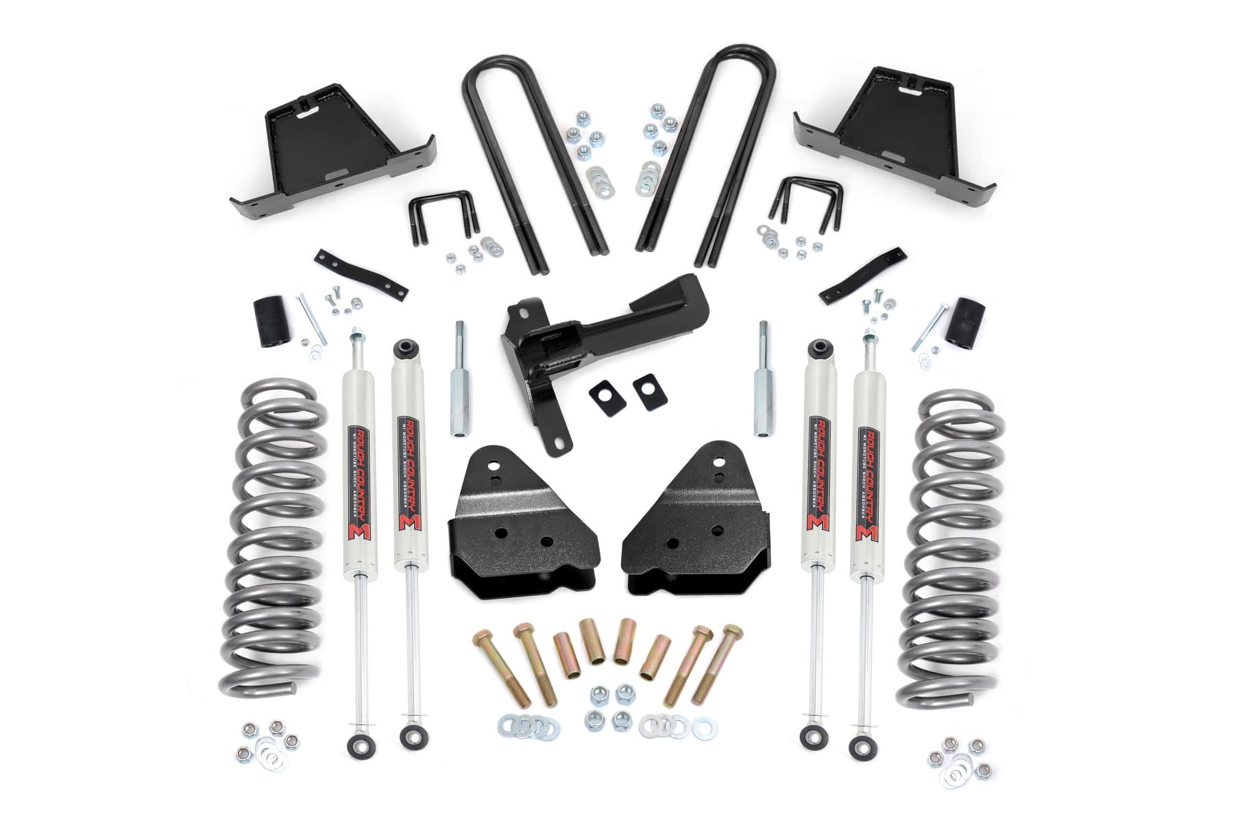 4.5-Inch Lift Kit with M1 Shocks for Ford Super Duty 4WD (2005–2007)