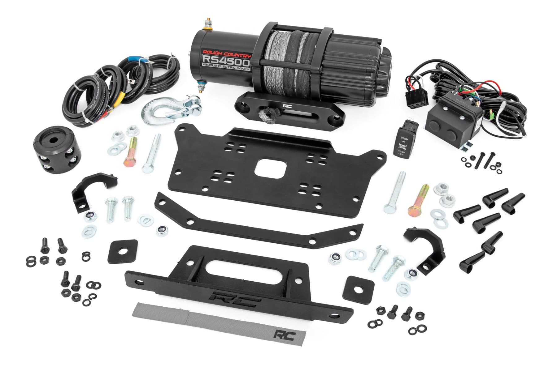 Winch Mount with 4500-Lb Winch for Honda Talon 1000