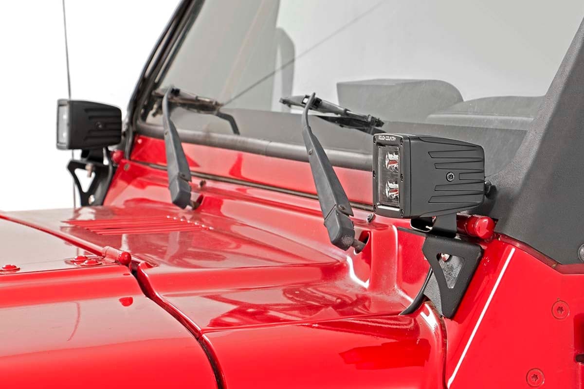 Light Mounts for 1997–2006 Jeep Wrangler 4WD