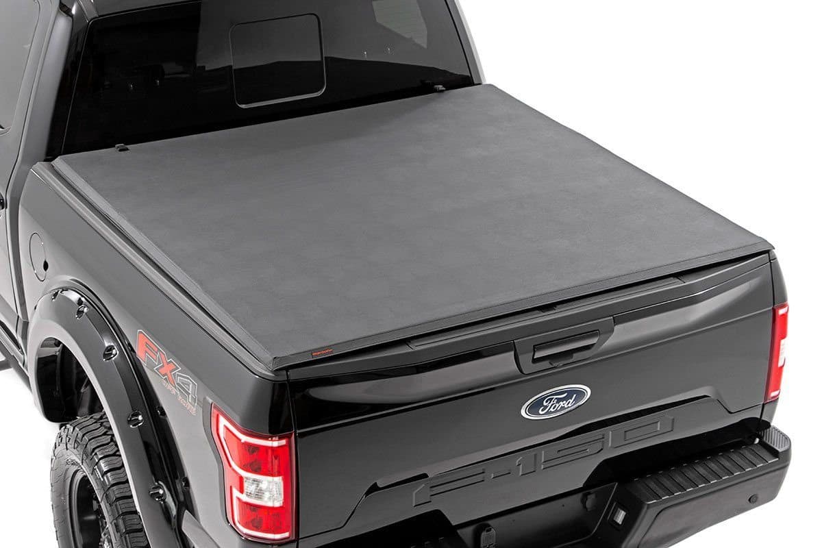 Soft Tri-Fold Bed Cover for 5'7" Bed, Ford F-150
