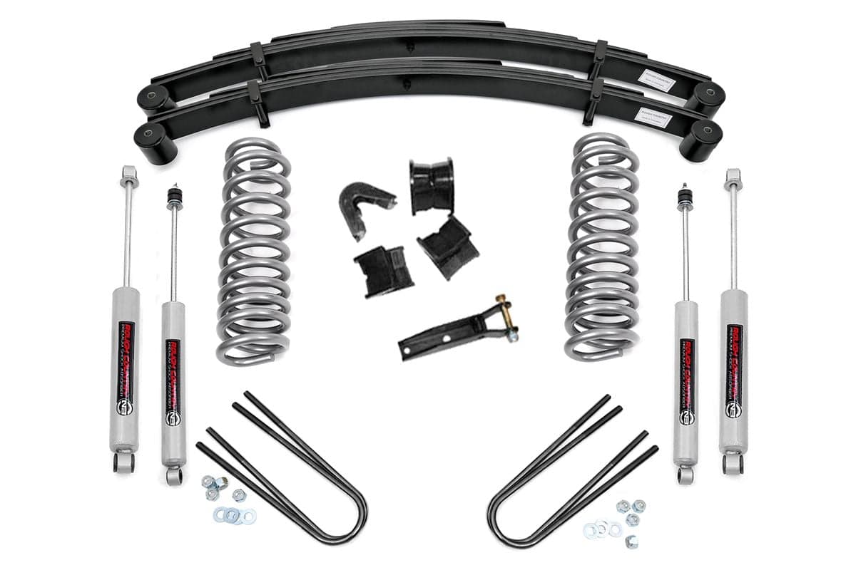 2.5-Inch Lift Kit with N3 Shocks for Ford F-100/F-150 4WD