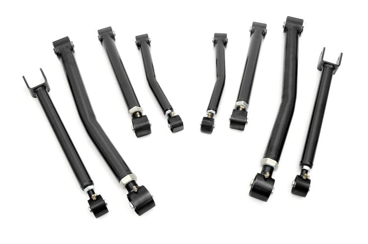 Rough Country control arms & track bar for Jeep Wrangler (2007–2017)