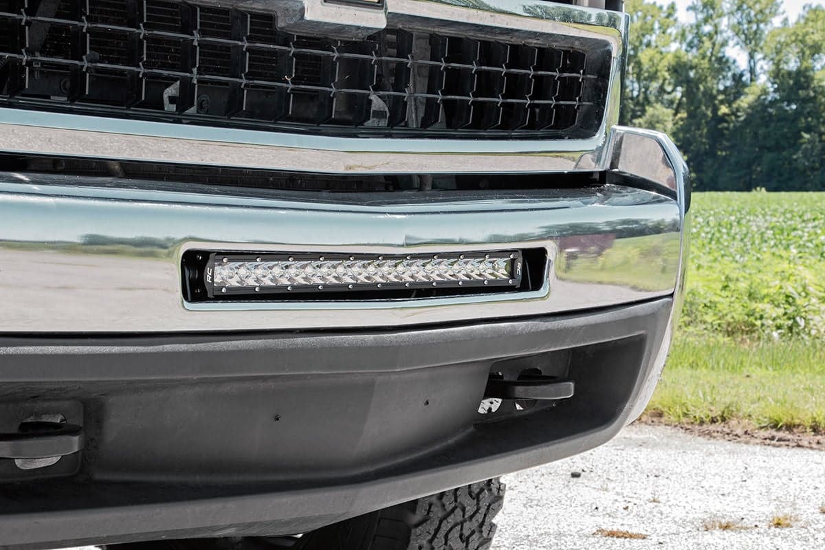 20-Inch Single-Row LED Light Mounts for Silverado 4WD (2007–2013)