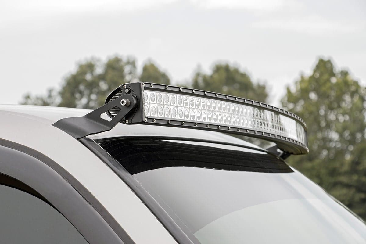 Upper Windshield Mounts for 54-Inch Curved LED Light Bars
