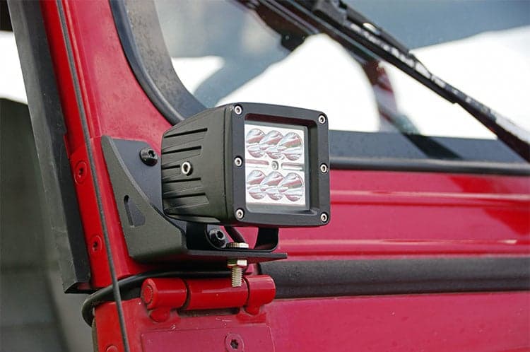 LED Light Mount for Jeep Wrangler 4WD
