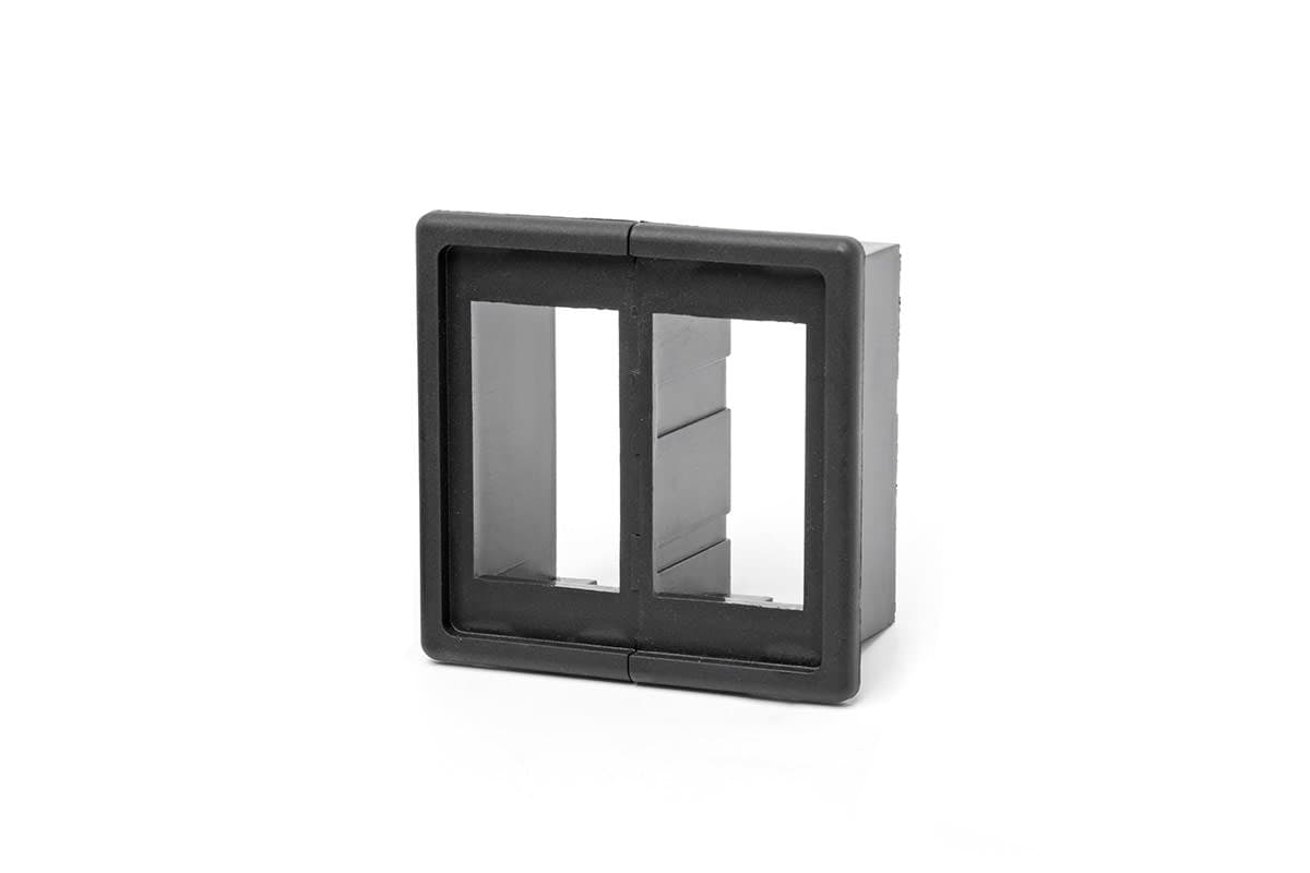 Auxiliary Switch Bezel — Houses 2 Standard Switches