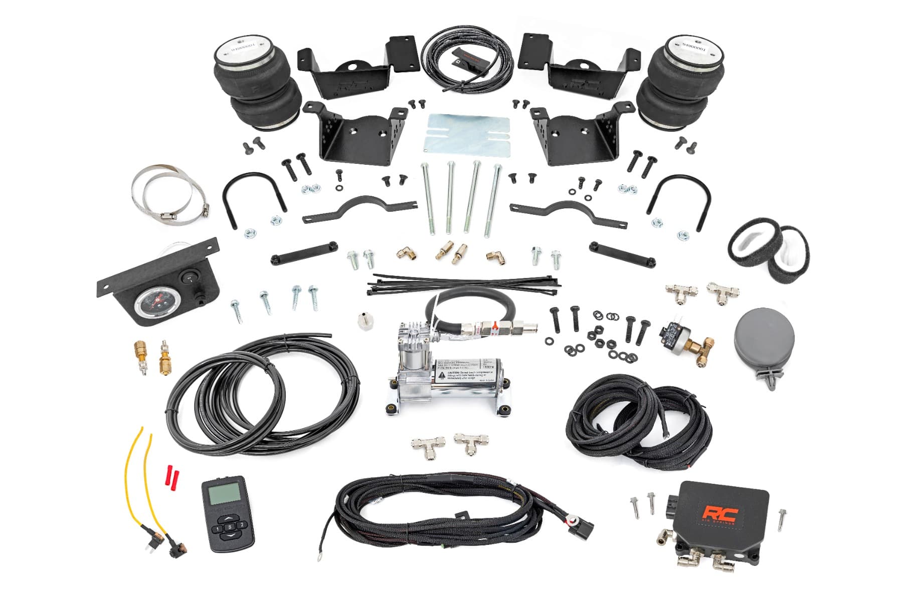 Rear Air Spring Kit with Compressor for GM 2500/3500 HD