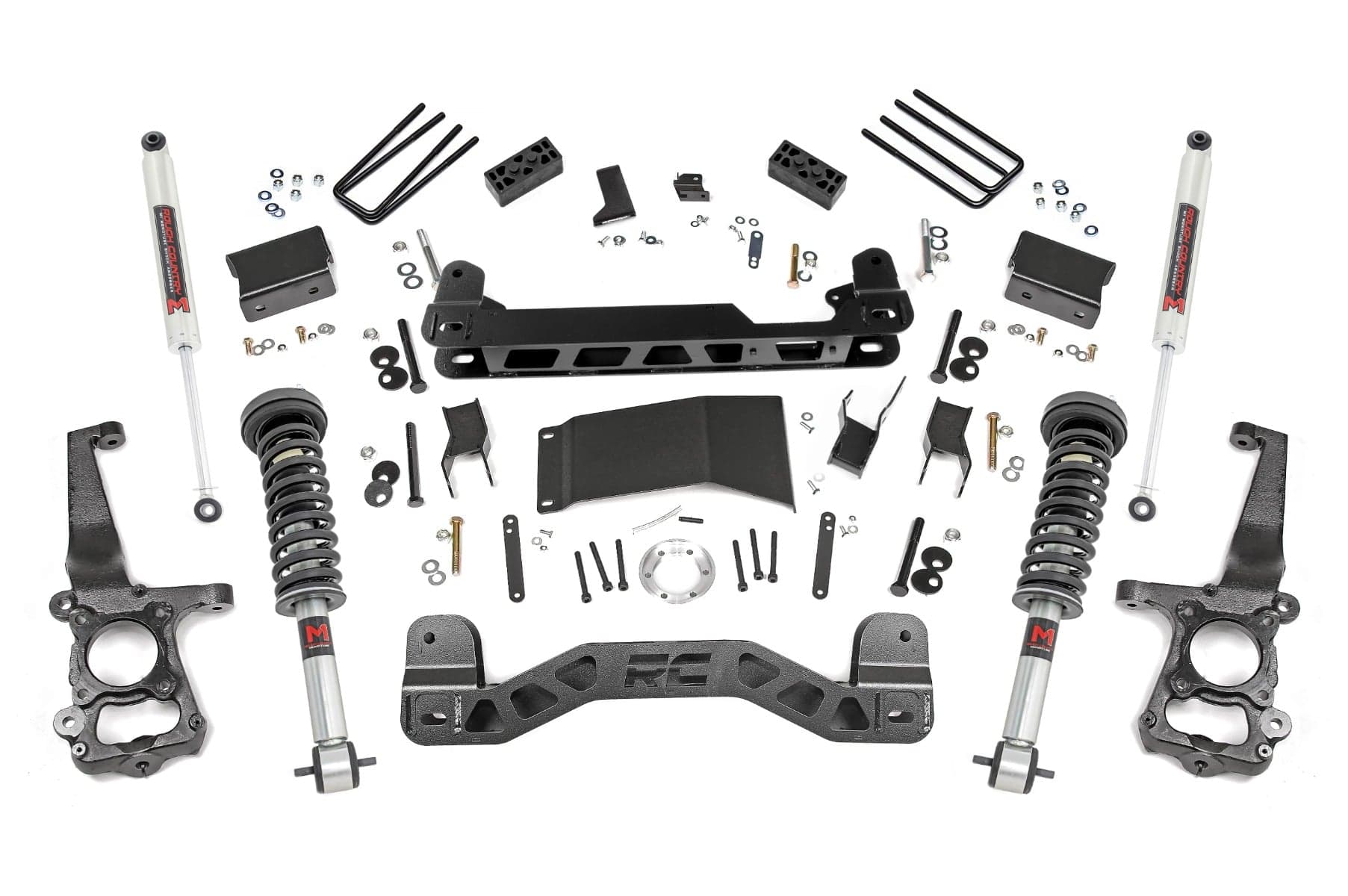 4-Inch Lift Kit with M1 Shocks for 2015–2020 Ford F-150 4WD