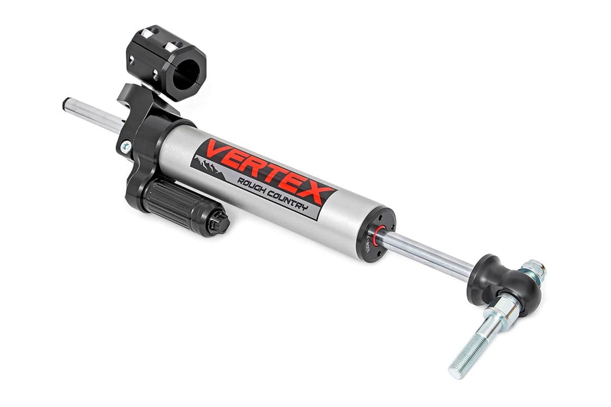 Rough Country steering stabilizer for Jeep Wrangler (2007–2017)