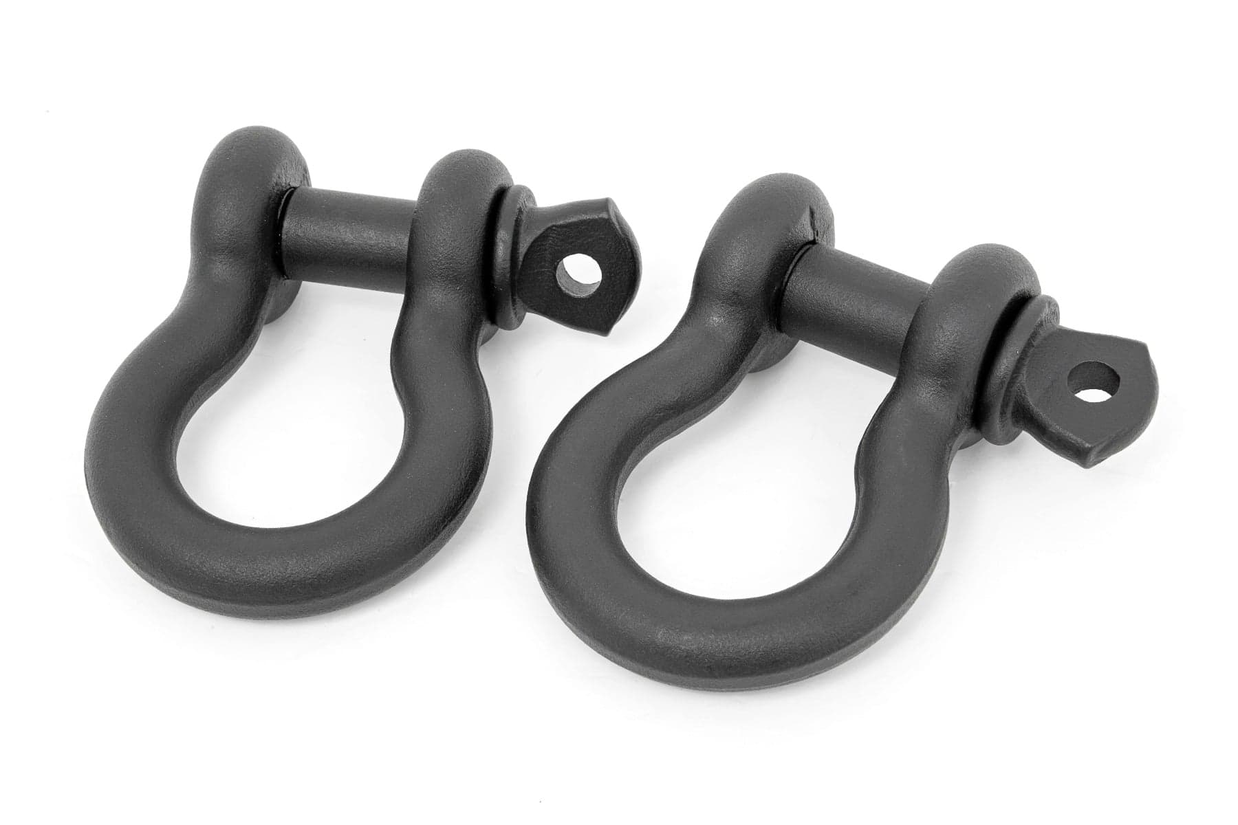 D-Ring Shackles in Black Galvanized Finish — Sold as a Pair