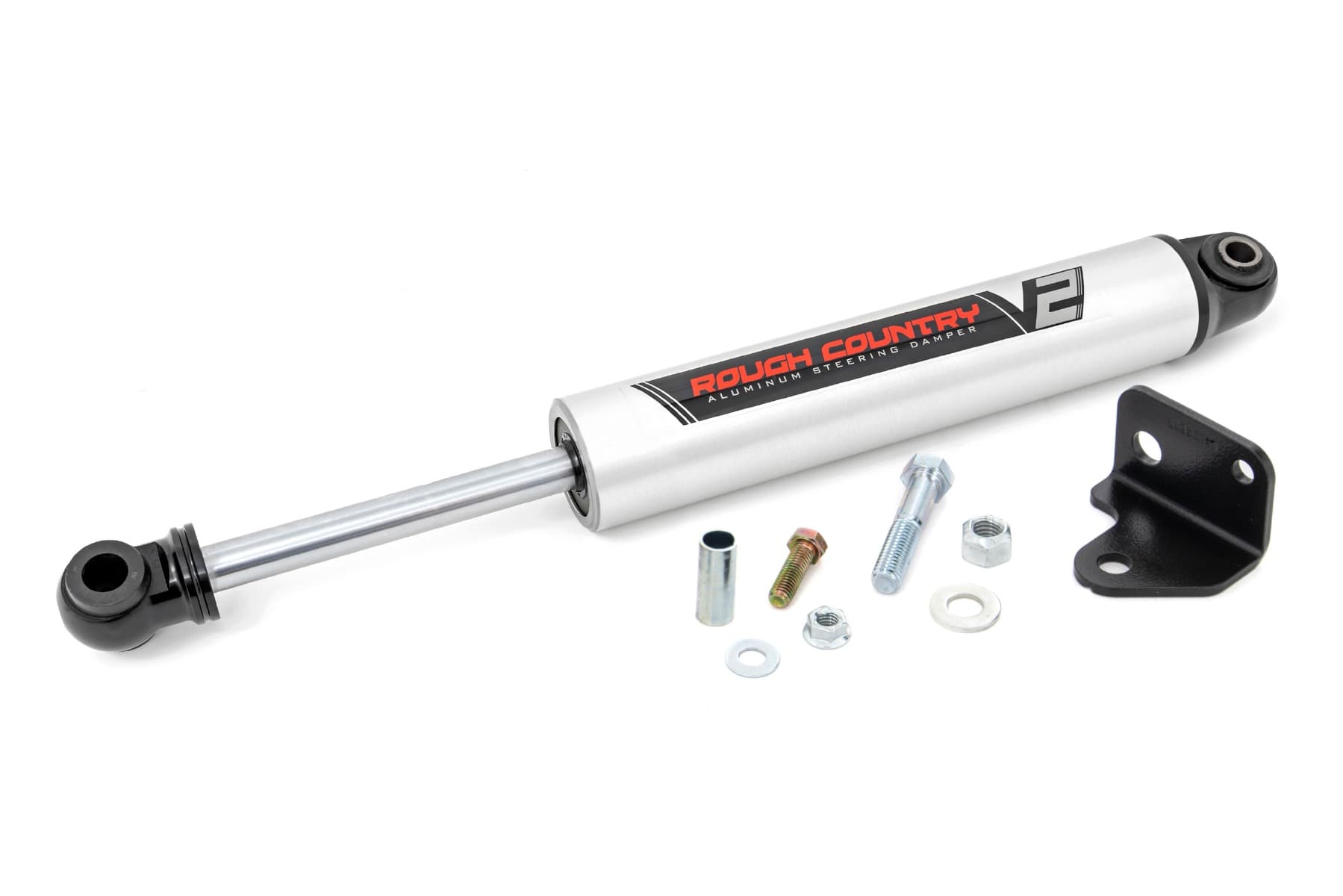 Rough Country steering stabilizer for Jeep Wrangler (2007–2017)