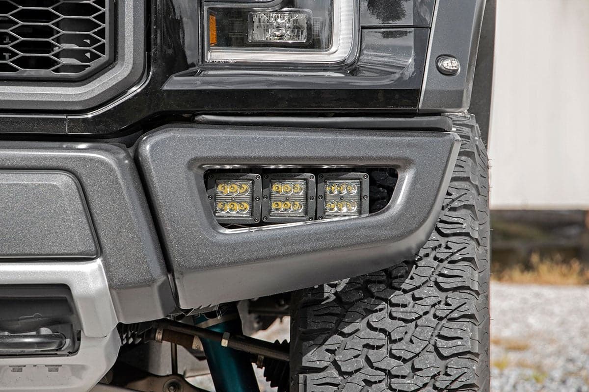 Black Series LED Fog Light Kit for Ford F-150 Raptor (2017-2020)
