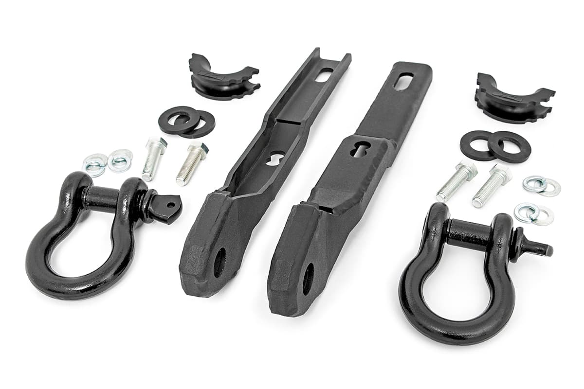 Tow Hook D-Ring Kit for 2017-2024 Nissan Titan and Titan XD