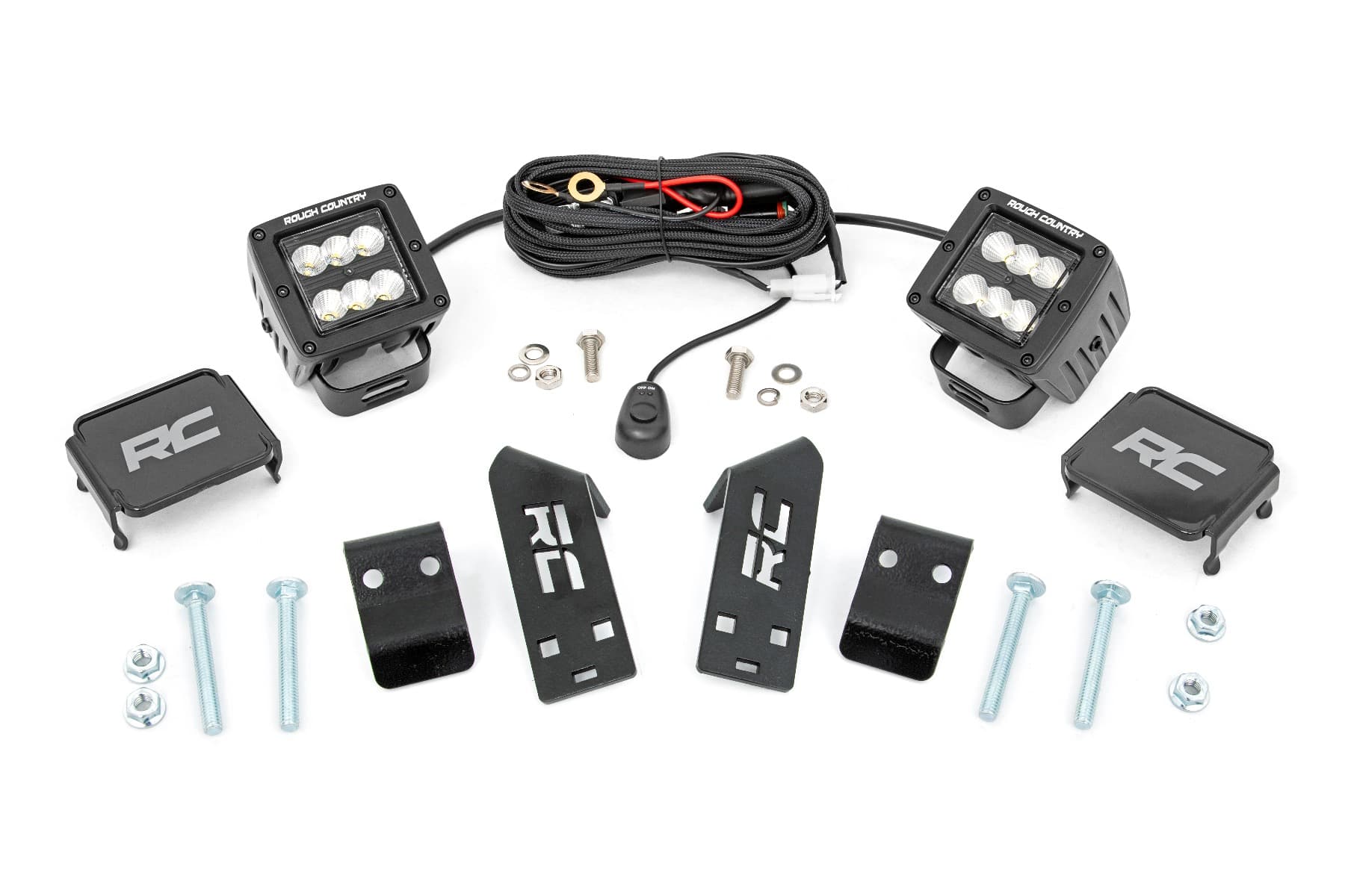 2-Inch Black Series LED Pod Kit for Polaris RZR PRO XP (2020-2026)