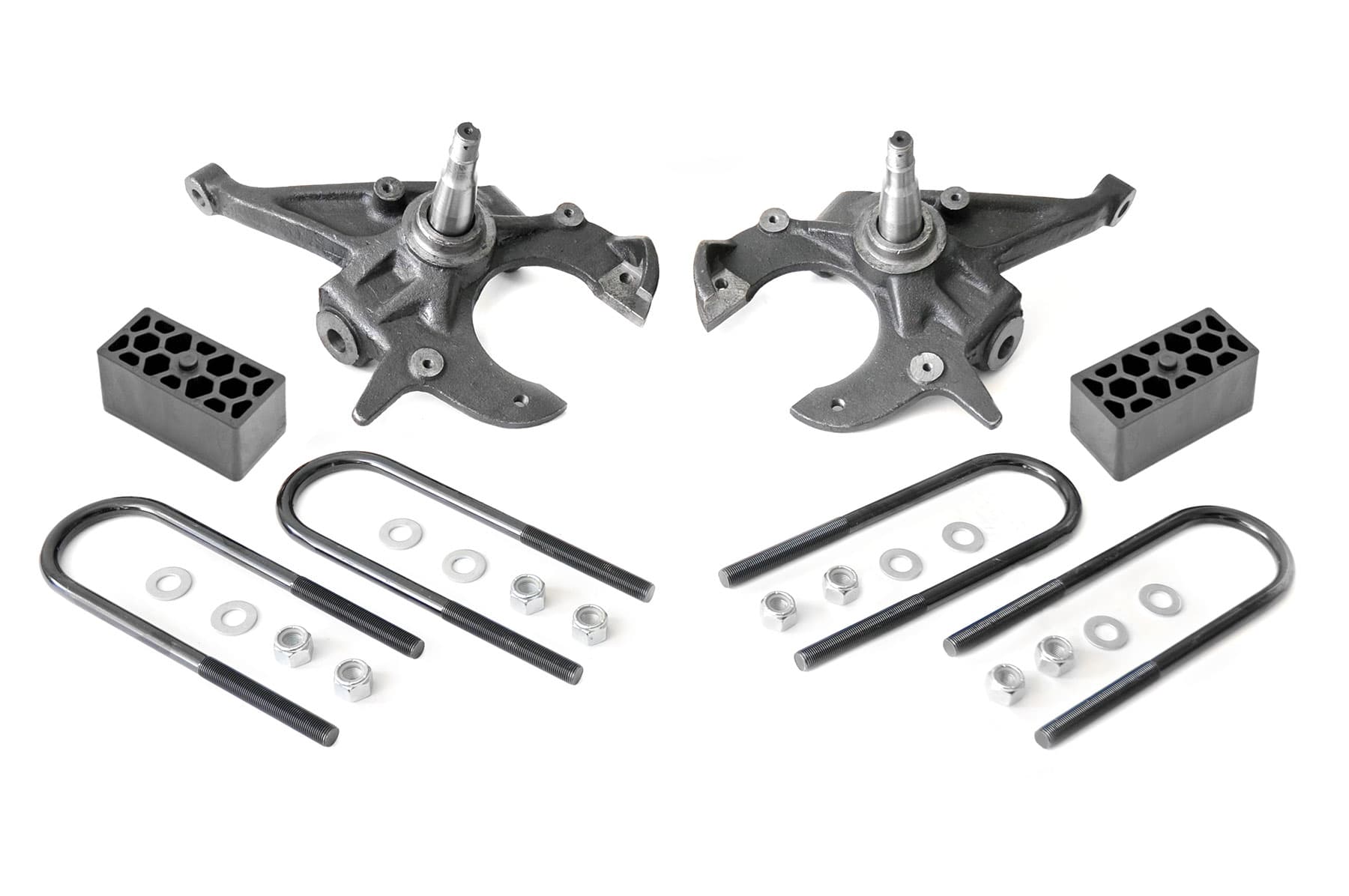 Lowering Kit with Spindles and 2.5-Inch Blocks for Chevy S10 2WD