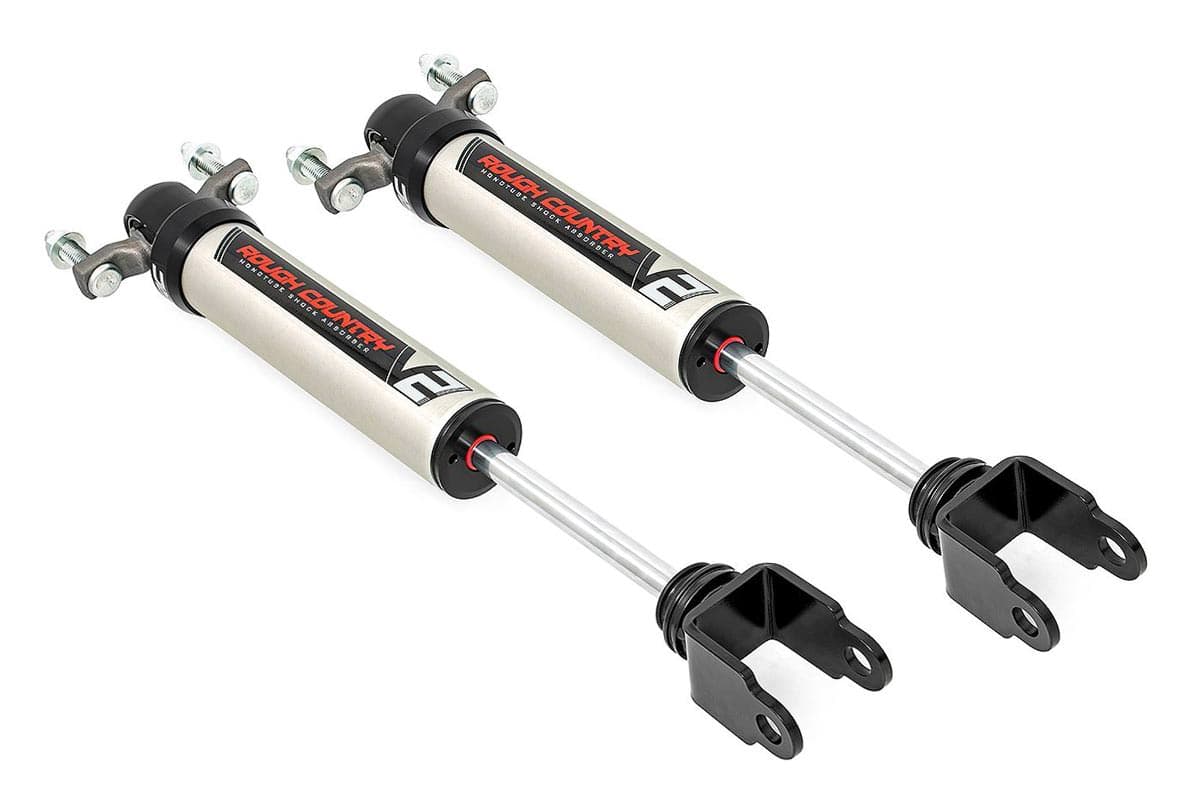 V2 Monotube Front Shocks (Pair) — 46mm High-Flow Piston