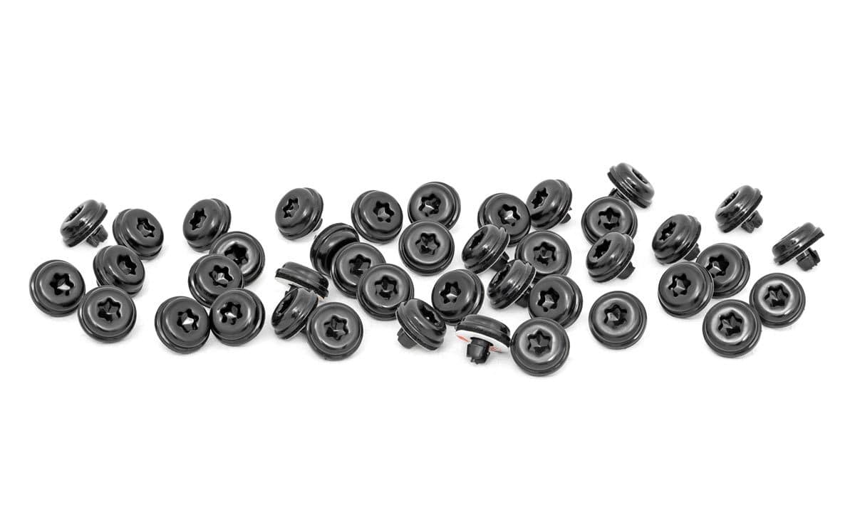 Fender Flare Rivet Kit with 44 Black Rivets
