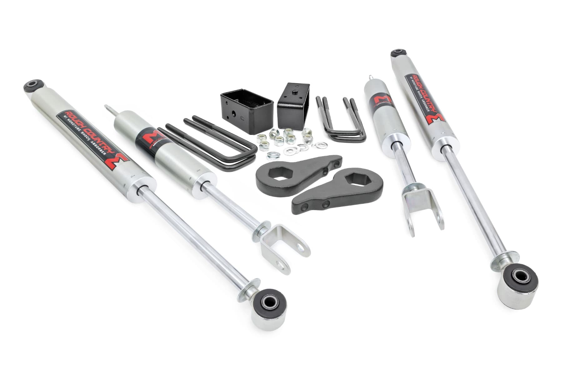 1.5-2 Inch Lift Kit with M1 Monotube Shocks for Silverado 1500