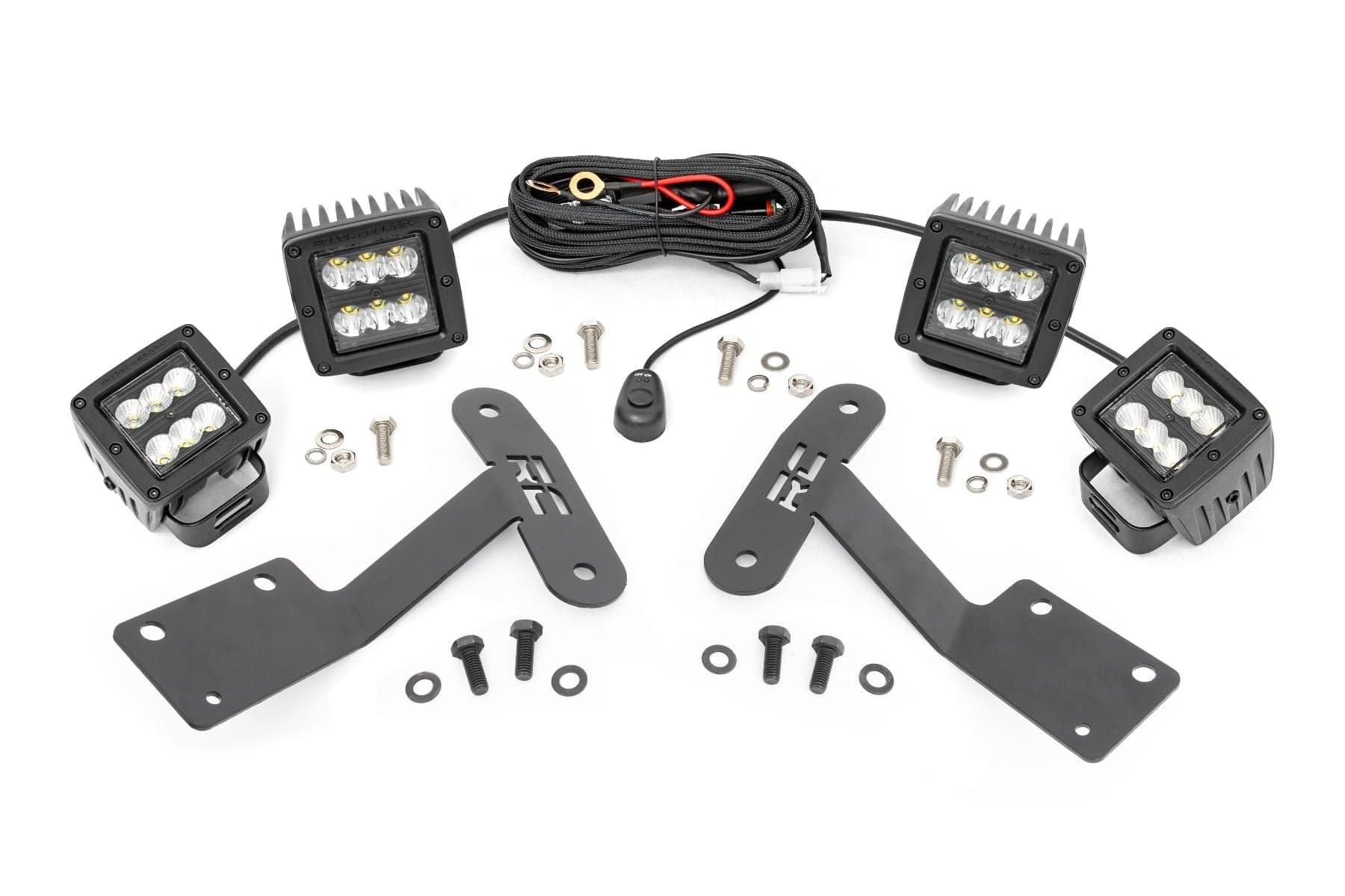 Dual Ditch Light Kit with 2-Inch LED Pods for Tundra (2014–2021)