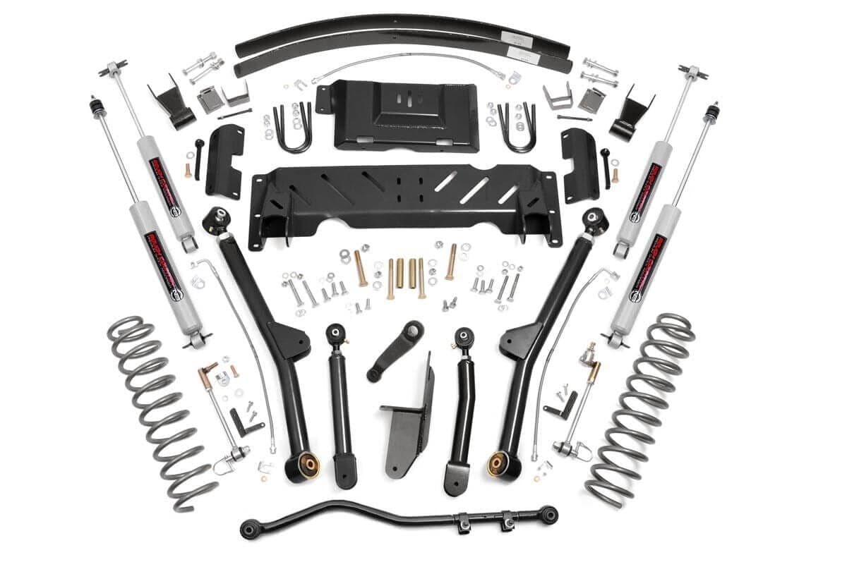 4.5-Inch Lift Kit with N3 Shocks for 1984–2001 Jeep Cherokee 4WD