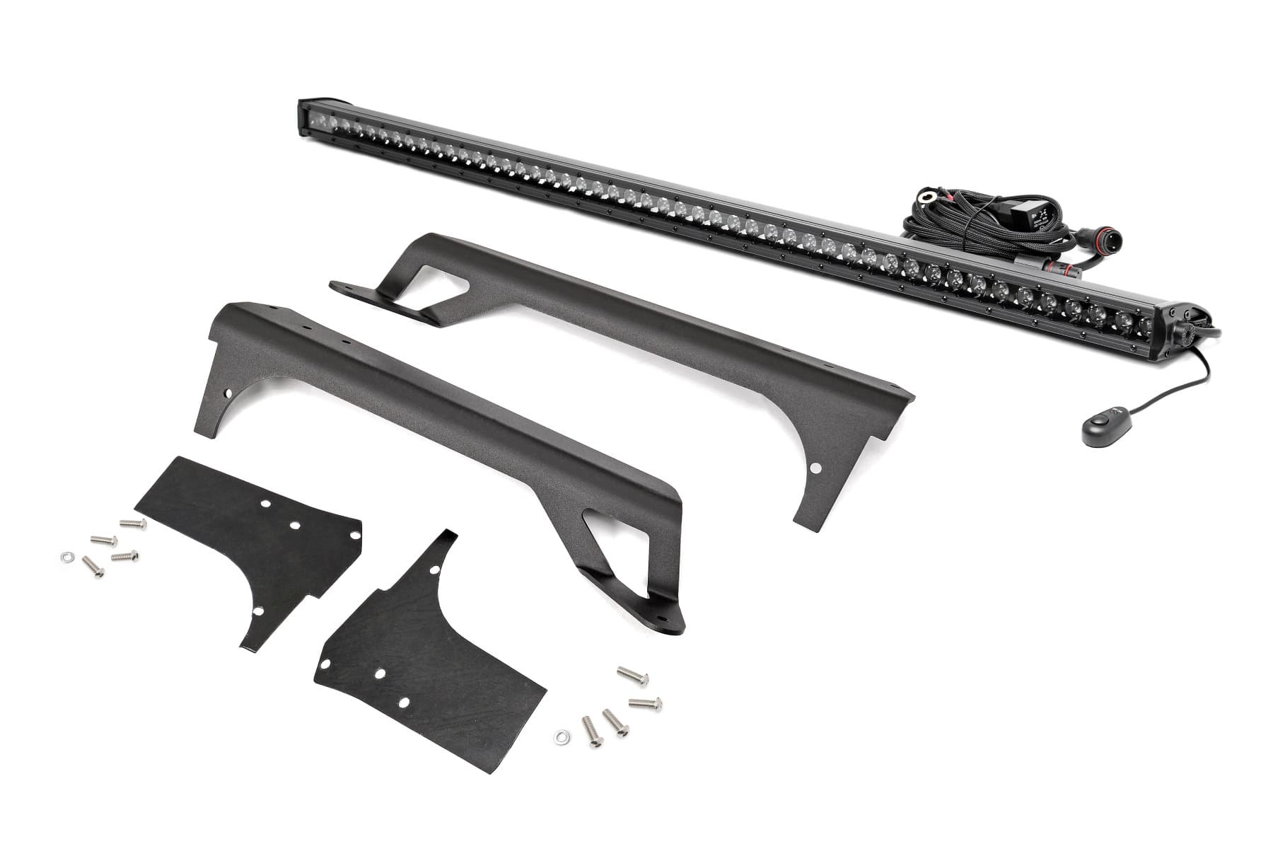 50-Inch Black Series LED Light Bar for 1997–2006 Jeep Wrangler 4WD
