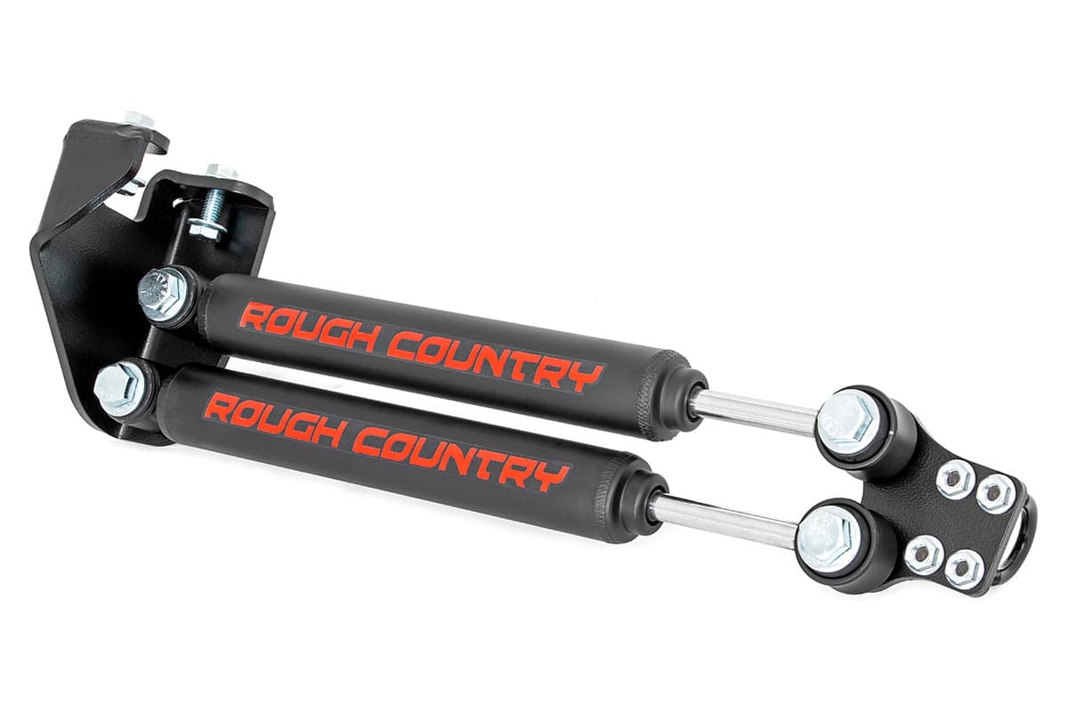 Rough Country steering stabilizer for Jeep Wrangler (1987–1995)